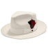 Imperial - Walrus Hats White Center Dent Wool Felt Fedora Hat